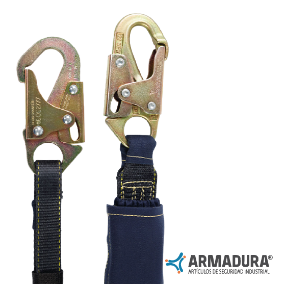 ESLINGA SENCILLA EN REATA IGNIFUGA GRADUABLE CON ABSORBEDOR DE IMPACTO ARMADURA REF. A0359GK