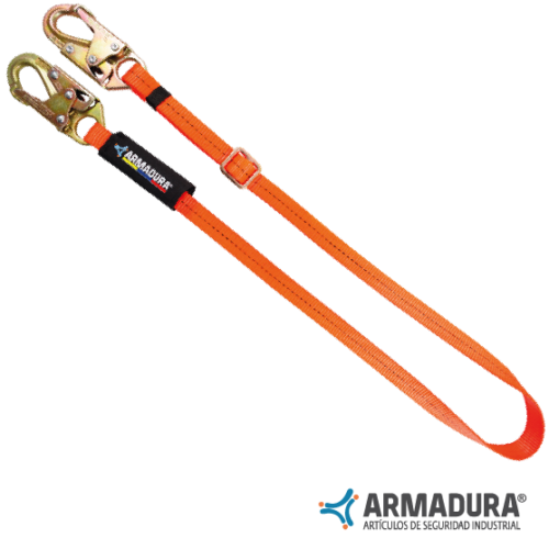 ESLINGA DE POSICIONAMIENTO Y/O RESTRICCIÓN EN REATA GRADUABLE CON GANCHOS DE 3/4 ARMADURA A0363G