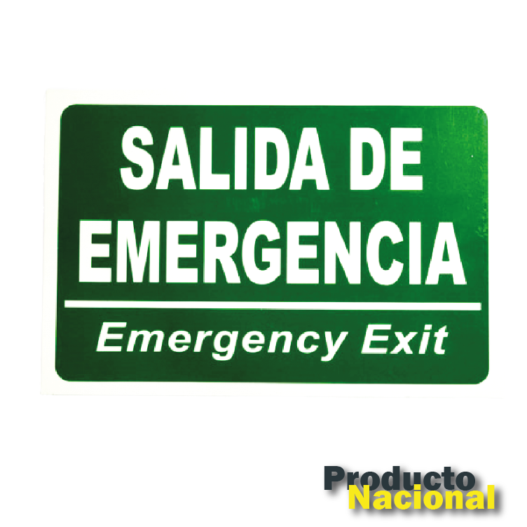 AVISO EN POLIESTIRENO C40 FOTOLIMINISCENTE
