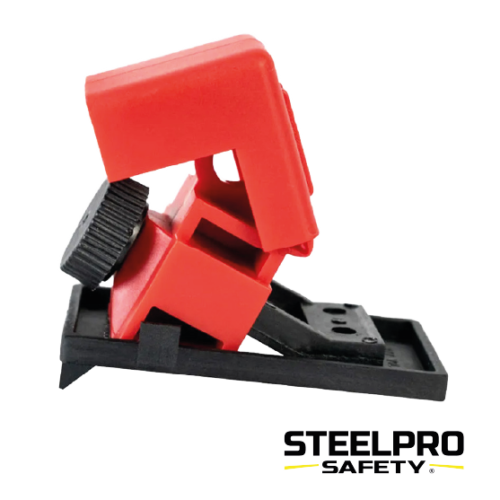 BLOQUEADOR BREAKER TABLERO HASTA 7MM ESPESOR/18MM DE ANCHO STEELPRO
