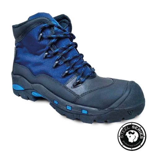 BOTA SEGURIDAD REVOLUTION AZUL STEEL SERIES