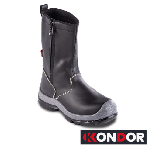 BOTA ALTA SOLDADOR TITAN SEGURIDAD NEGRO KONDOR
