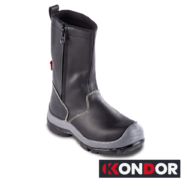 BOTA ALTA SOLDADOR TITAN SEGURIDAD NEGRO KONDOR