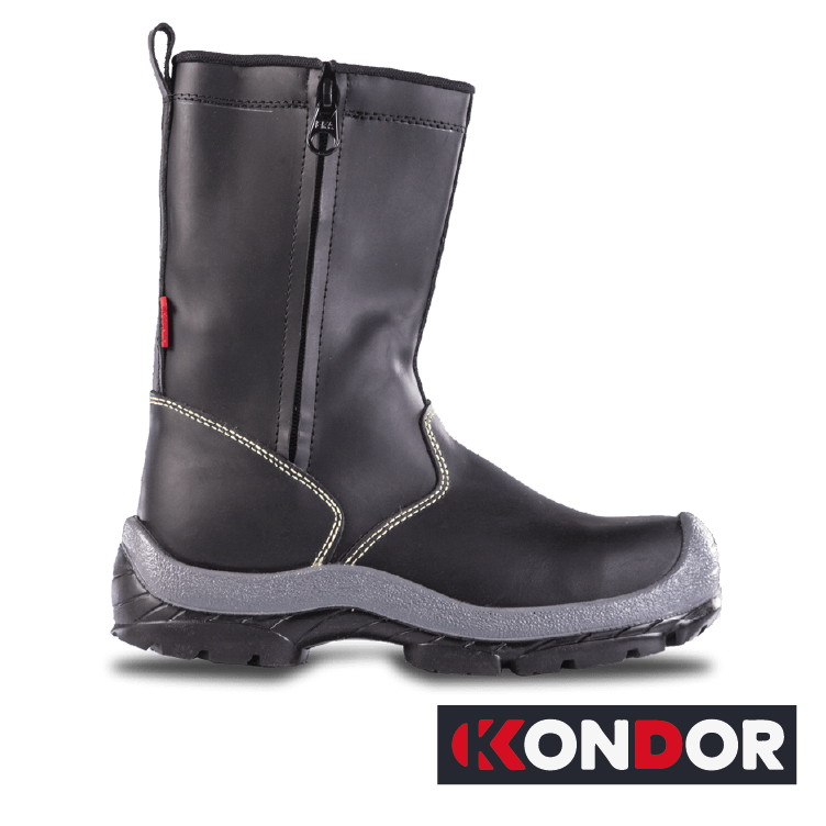 BOTA ALTA SOLDADOR TITAN SEGURIDAD NEGRO KONDOR