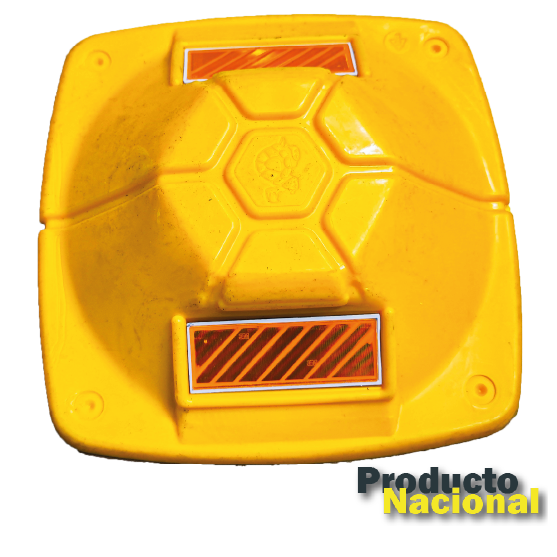 BOYA PLÁSTICA AMARILLA TIPO TORTUGA