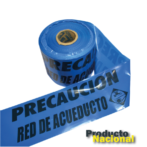 CINTAS DE ACORDONAMIENTO DE ACUEDUCTO AZUL X 300 METROS