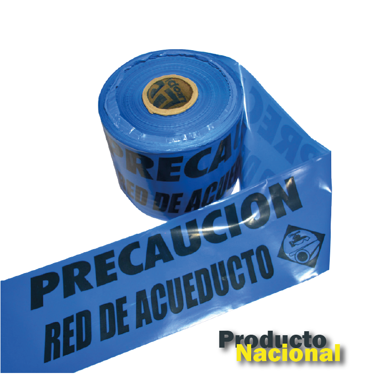 CINTAS DE ACORDONAMIENTO DE ACUEDUCTO AZUL X 300 METROS