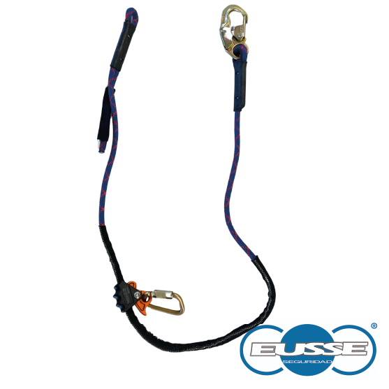 ESLINGA DE POSICIONAMIENTO LONGITUD GRADUABLE CON FRENO EN CUERDA EUSSE REF P 052