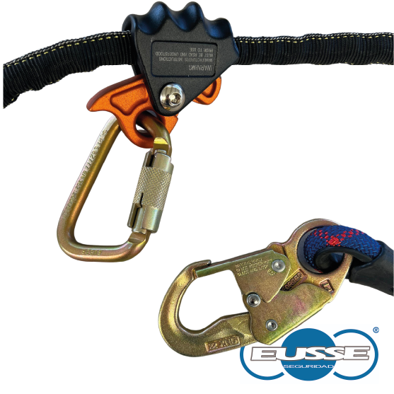 ESLINGA DE POSICIONAMIENTO LONGITUD GRADUABLE CON FRENO EN CUERDA EUSSE REF P 052