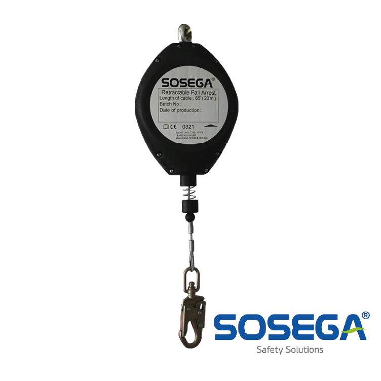 ESLINGA RETRACTIL TRUST 20 METROS EN CABLE SOSEGA