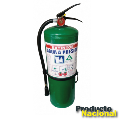 EXTINTOR DE AGUA 2.5 GALONES LÁMINA GALVANIZADA