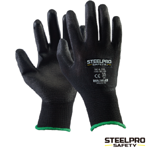 GUANTE MULTIFLEX NYLON PU (POLIURETANO) STEELPRO