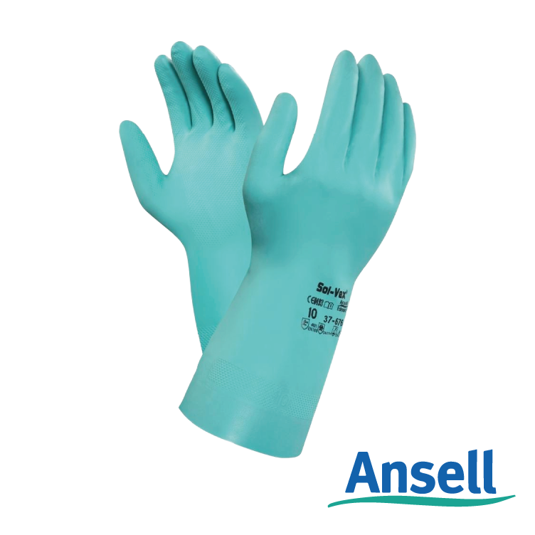 GUANTE NITRILO 13 PULGADAS SOLVEX 37-175 ANSELL