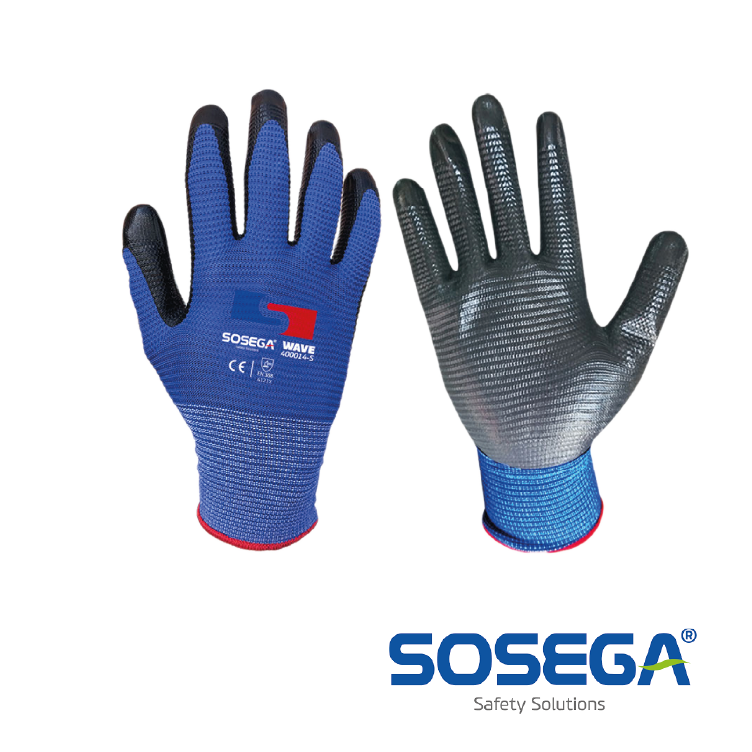 GUANTE WAVE NYLON NITRILO N1511 SOSEGA