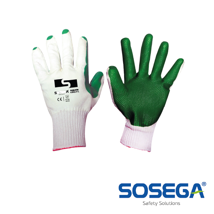 GUANTES BUILDER RECUBIERTO CON LATEX S1101 SOSEGA