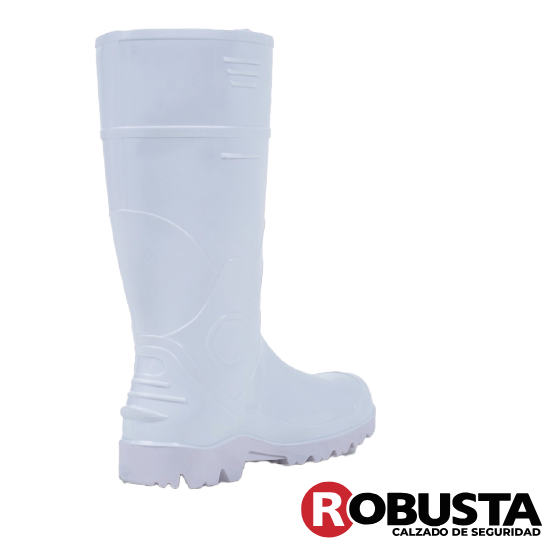 BOTA GUERRERA BLANCA ÁCIDOS GRASOS SEGURIDAD C/P ROBUSTA