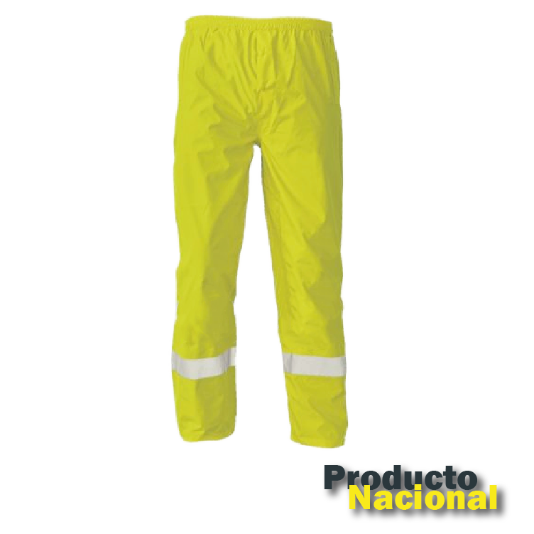 IMPERMEABLE PANTALÓN Y CHAQUETA PVC CON REFLECTIVOS
