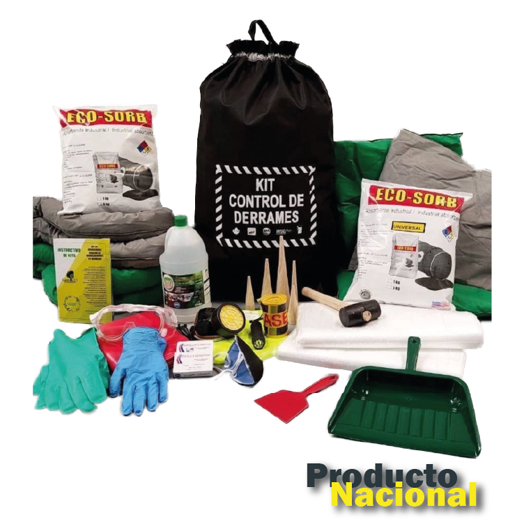 KIT CONTROL DE DERRAMES 5 GALONES EN MALETÍN