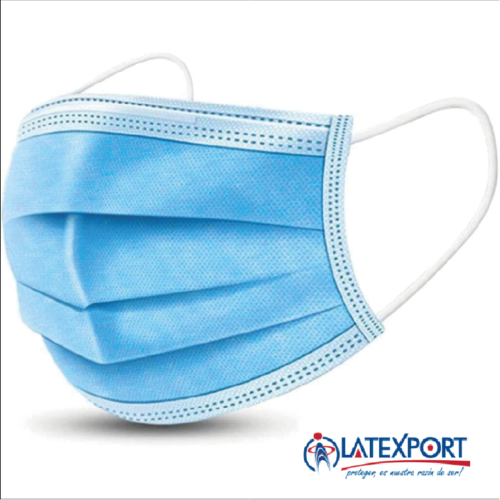 MASCARILLA 3 CAPAS DESECHABLE AZUL