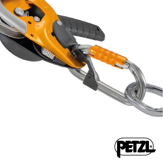 MOSQUETÓN EN ALUMINIO AMD TRIACT LOCK 27KN PETZL
