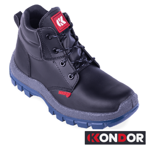 BOTA LISA NEGRA DIELECTRICA KONDOR