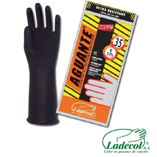 GUANTE INDUSTRIAL AGUANTE CALIBRE 35 LADECOL