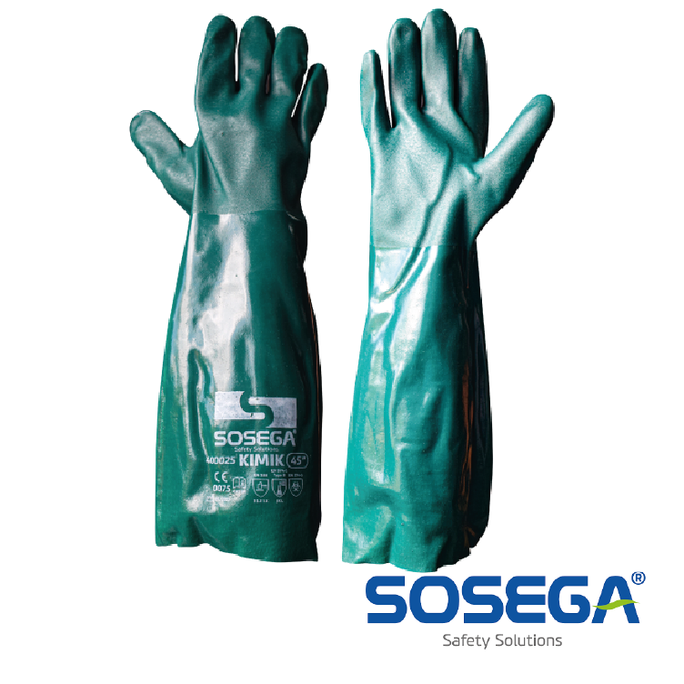 GUANTE PVC KIMIK SOSEGA 14″ y 18″ PULGADAS