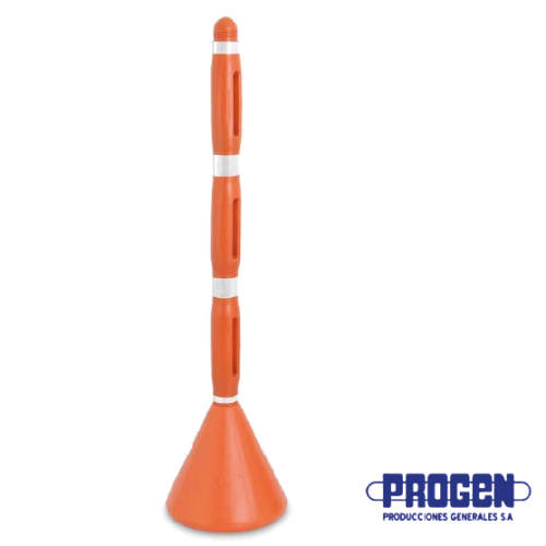 SEÑALIZADOR TUBULAR NARANJA PROGEN 1.29 MTS