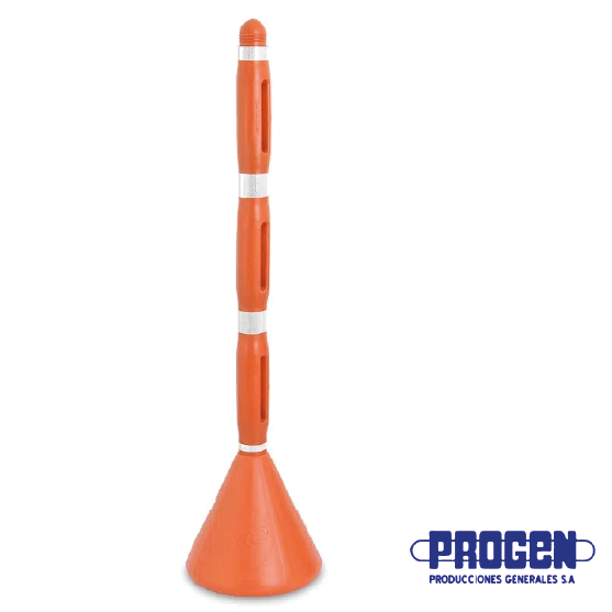 SEÑALIZADOR TUBULAR NARANJA PROGEN 1.29 MTS