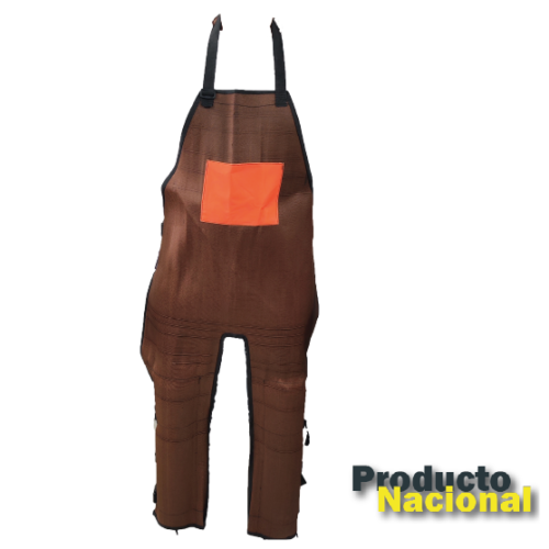 OVEROL PARA GUADAÑAR EN CÁÑAMO DELANTAL CON CANILLERAS EN PIERNAS