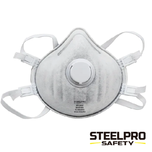 RESPIRADOR M933VOV SOLDADOR VAPORES ORGÁNICOS CUBIERTA IGNÍFUGA STEELPRO