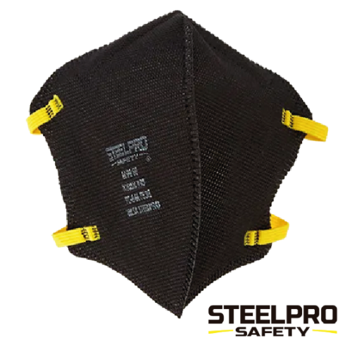 RESPIRADOR M9910 PLEGABLE NEGRO STEELPRO