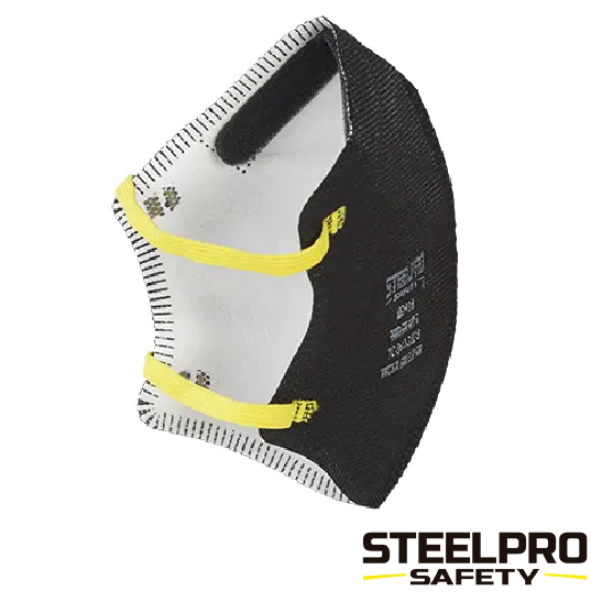 RESPIRADOR M9910 PLEGABLE NEGRO STEELPRO