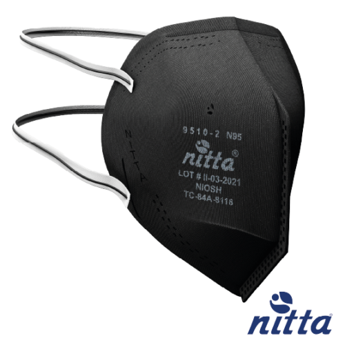 RESPIRADOR NEGRO SIN VÁLVULA PLEGABLE NITTA