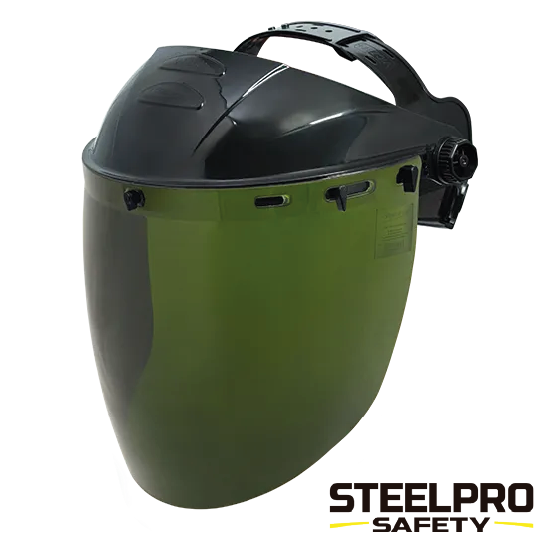VISOR POLICARBONATO IR 3.0 AF (ANTIEMPAÑANTE) VERDE ROCKET STEELPRO
