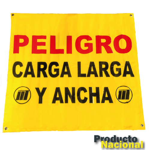 AVISO «CARGA LARGA Y ANCHA » 1 CARA EN LONA